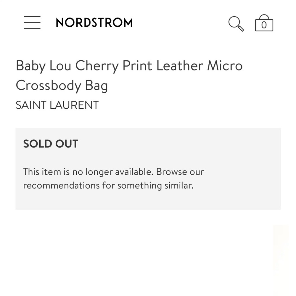 Saint Laurent baby lou cherry print leather micro crossbody bag - Picture 12 of 13